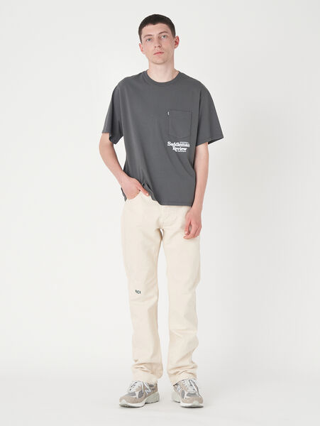 RCI X LEVI'S POCKET T-SHIRT IN WASHED GREY